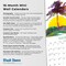 Live with Intention | 2026 7 x 14 Inch (Hanging) Monthly Mini Wall Calendar | Featuring the Artwork of Renee Locks